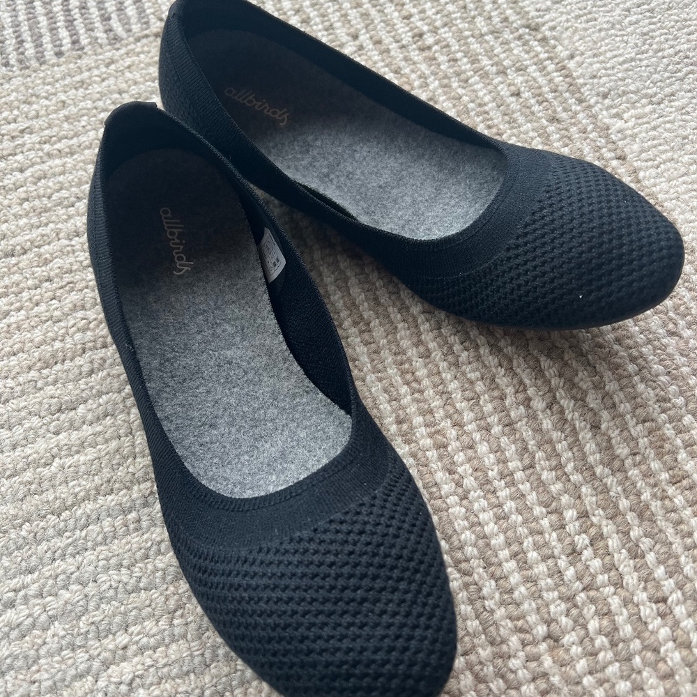 Allbirds Tree Breezers Ladies Black Size 9